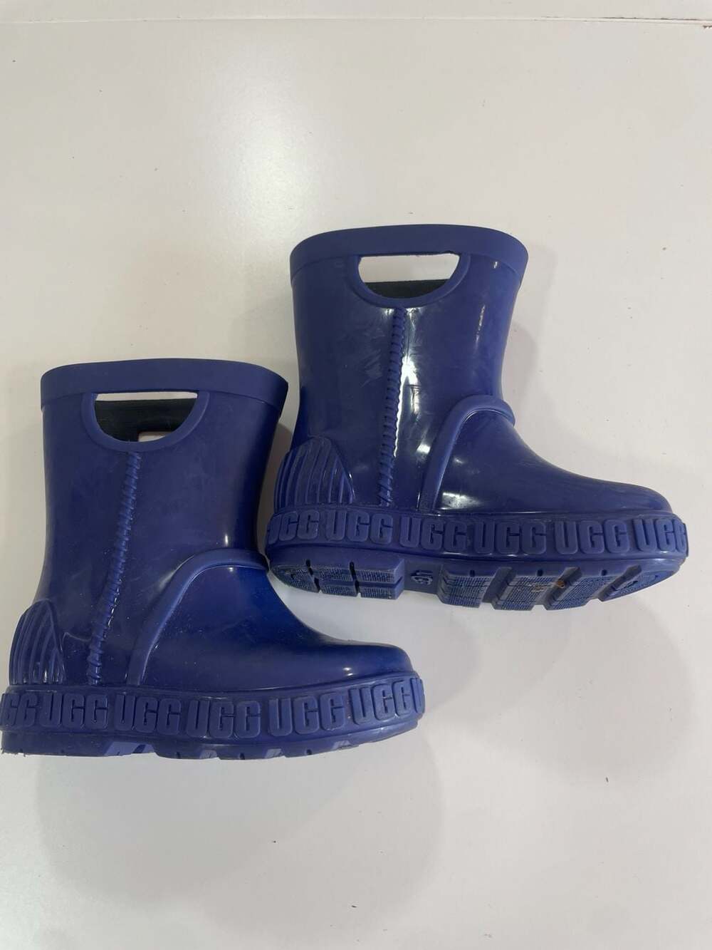 UGG Kids Drizlita Rain Boots Size 6K Blue Waterproof